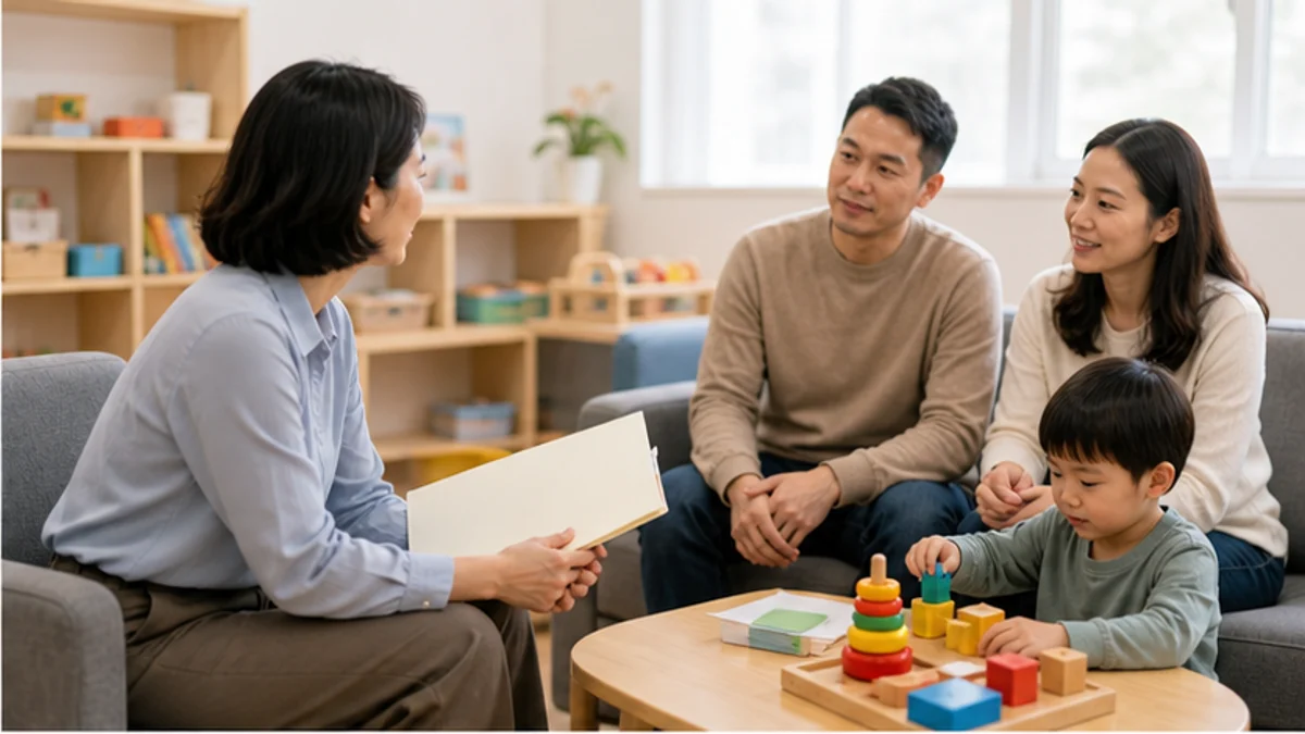 Địa chỉ can thiệp tự kỷ trao đổi quy trình với phụ huynh