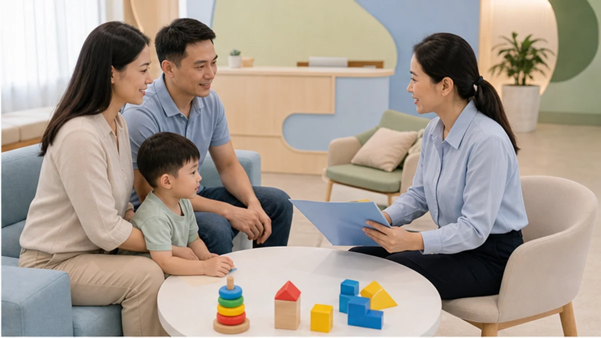 Địa chỉ can thiệp trẻ chậm nói trao đổi với phụ huynh