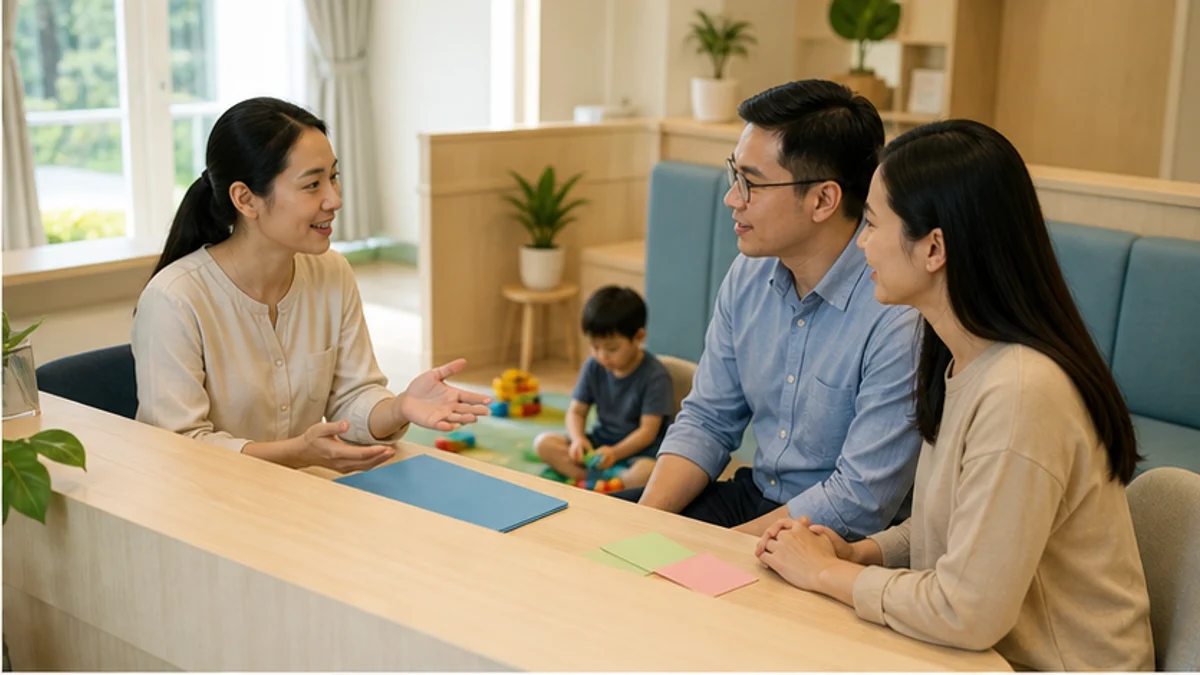 Địa chỉ trung tâm can thiệp sớm trao đổi quy trình với phụ huynh