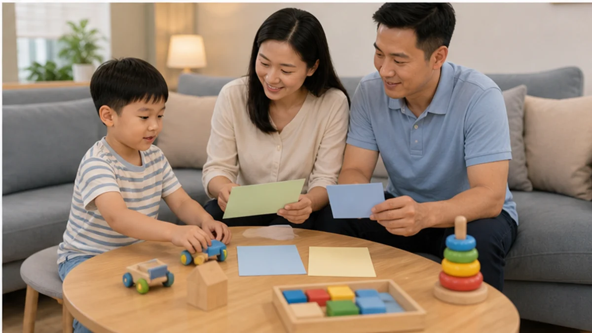 Gia đình chuẩn bị kế hoạch can thiệp tăng động tại nhà