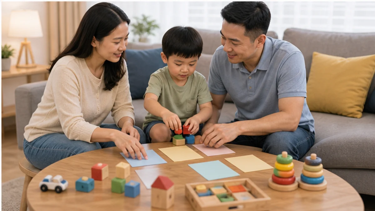 Gia đình hỗ trợ trẻ tự kỷ phù hợp trong sinh hoạt hằng ngày