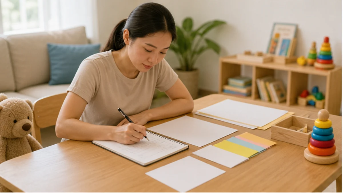 Phụ huynh tìm hiểu trung tâm can thiệp sớm cho trẻ